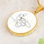 Drummer Music Notes | Circle Pendant Necklace | Gift for Drummer - Givtz Back