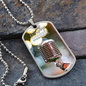 Worship Changes Everything | Microphone | Dog Tag Necklace - Givtz Back