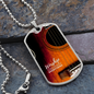 Worship Changes Everything | Acoustic Guitar Sunburst | Dog Tag Necklace - Givtz Back
