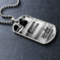 Worship Changes Everything | Electric Guitar Flame | Dog Tag Necklace - Givtz Back