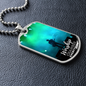 Worship Changes Everything | Electric Guitarist | Dog Tag Necklace - Givtz Back