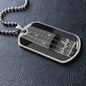 Worship Changes Everything | Bass Neck | Dog Tag Necklace - Givtz Back