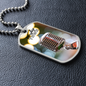 Worship YHWH | Microphone | Dog Tag Necklace - Givtz Back