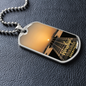 Worship Changes Everything | Acoustic Guitar Sunset | Dog Tag Necklace - Givtz Back