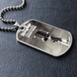 Worship Changes Everything | Microphone Grey | Dog Tag Necklace - Givtz Back