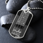 Worship Changes Everything | Bass Neck | Dog Tag Necklace - Givtz Back
