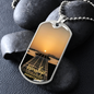 Worship Changes Everything | Acoustic Guitar Sunset | Dog Tag Necklace - Givtz Back