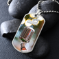 Worship Changes Everything | Microphone | Dog Tag Necklace - Givtz Back
