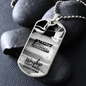 Worship Changes Everything | Electric Guitar Flame | Dog Tag Necklace - Givtz Back