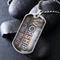 Worship | Blocks | Dog Tag Necklace - Givtz Back
