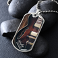 Worship Changes Everything | Electric Guitar Hollow | Dog Tag Necklace - Givtz Back