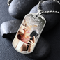 Worship Changes Everything | Female Singer with Mic | Dog Tag Necklace - Givtz Back