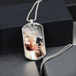 Worship Changes Everything | Female Singer with Mic | Dog Tag Necklace - Givtz Back