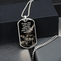 Praise Him with Cymbals | Drummer | Dog Tag Necklace - Givtz Back