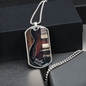 Worship Changes Everything | Electric Guitar Hollow | Dog Tag Necklace - Givtz Back
