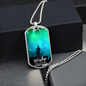 Worship Changes Everything | Electric Guitarist | Dog Tag Necklace - Givtz Back