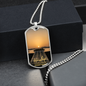 Worship Changes Everything | Acoustic Guitar Sunset | Dog Tag Necklace - Givtz Back