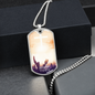 Worship YHWH | Raised Hands | Dog Tag Necklace - Givtz Back