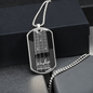 Worship Changes Everything | Bass Neck | Dog Tag Necklace - Givtz Back