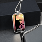Worship Changes Everything | Female Singer Hand Raised | Dog Tag Necklace - Givtz Back