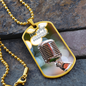 Worship Changes Everything | Microphone | Dog Tag Necklace - Givtz Back