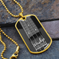 Worship Changes Everything | Bass Neck | Dog Tag Necklace - Givtz Back