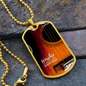 Worship Changes Everything | Acoustic Guitar Sunburst | Dog Tag Necklace - Givtz Back