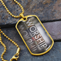Worship | Blocks | Dog Tag Necklace - Givtz Back