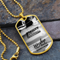 Worship Changes Everything | Electric Guitar Flame | Dog Tag Necklace - Givtz Back
