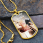 Worship Changes Everything | Female Singer with Mic | Dog Tag Necklace - Givtz Back