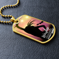 Worship Changes Everything | Female Singer Hand Raised | Dog Tag Necklace - Givtz Back