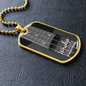 Worship Changes Everything | Bass Neck | Dog Tag Necklace - Givtz Back