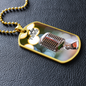 Worship YHWH | Microphone | Dog Tag Necklace - Givtz Back