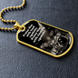 Praise Him with Cymbals | Drummer | Dog Tag Necklace - Givtz Back