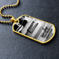 Worship Changes Everything | Electric Guitar Flame | Dog Tag Necklace - Givtz Back