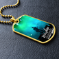Worship Changes Everything | Electric Guitarist | Dog Tag Necklace - Givtz Back