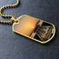 Worship Changes Everything | Acoustic Guitar Sunset | Dog Tag Necklace - Givtz Back