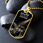 Worship Changes Everything | Drummer | Dog Tag Necklace - Givtz Back