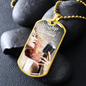 Worship Changes Everything | Female Singer with Mic | Dog Tag Necklace - Givtz Back