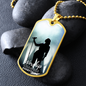 Worship Changes Everything | Female Singer On Stage | Dog Tag Necklace - Givtz Back
