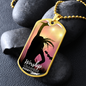 Worship Changes Everything | Female Singer Hand Raised | Dog Tag Necklace - Givtz Back
