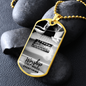 Worship Changes Everything | Electric Guitar Flame | Dog Tag Necklace - Givtz Back
