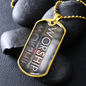 Worship | Blocks | Dog Tag Necklace - Givtz Back