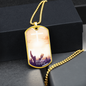 Worship YHWH | Raised Hands | Dog Tag Necklace - Givtz Back