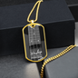 Worship Changes Everything | Bass Neck | Dog Tag Necklace - Givtz Back