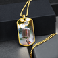 Worship YHWH | Microphone | Dog Tag Necklace - Givtz Back