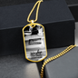 Worship Changes Everything | Electric Guitar Flame | Dog Tag Necklace - Givtz Back