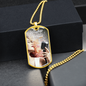Worship Changes Everything | Female Singer with Mic | Dog Tag Necklace - Givtz Back