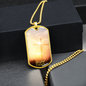 Worship YHWH | Cross | Dog Tag Necklace - Givtz Back