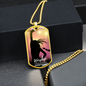 Worship Changes Everything | Female Singer Hand Raised | Dog Tag Necklace - Givtz Back